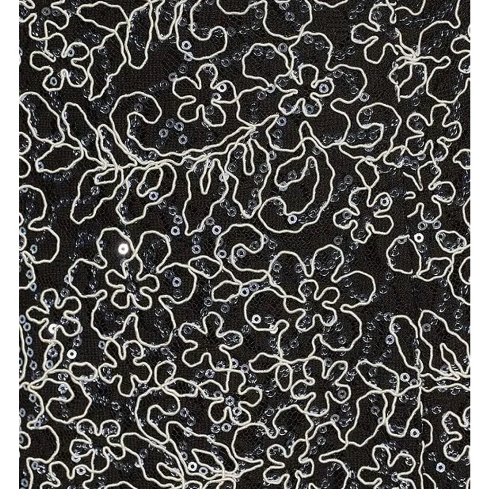 Alex Evenings Elegant Black and White Women's Dress - Picture 3 of 16